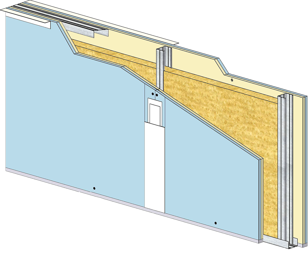 Solution produit Bas carbone RE2020 - Cloison KMA 25 Phonik