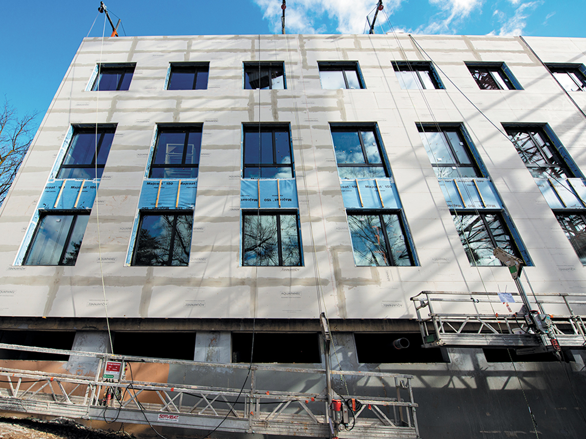 Bas carbone RE2020 - Finitions façades construction bois