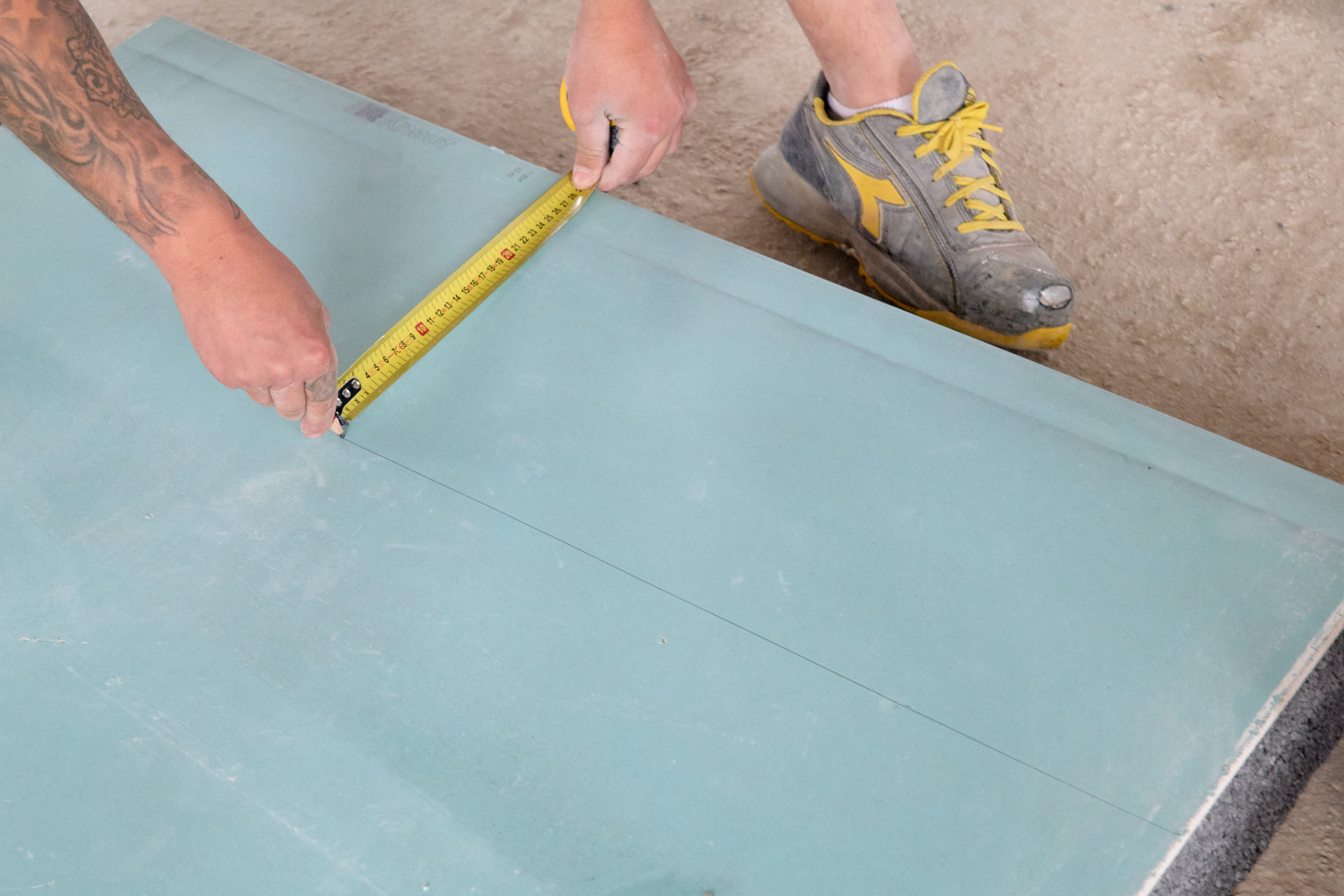 Bâtisseurs Bourguignons - Découpe complexe doublage Knauf