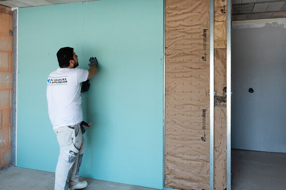 Cloison garage isolante