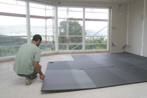 Isolation sous chape Knauf