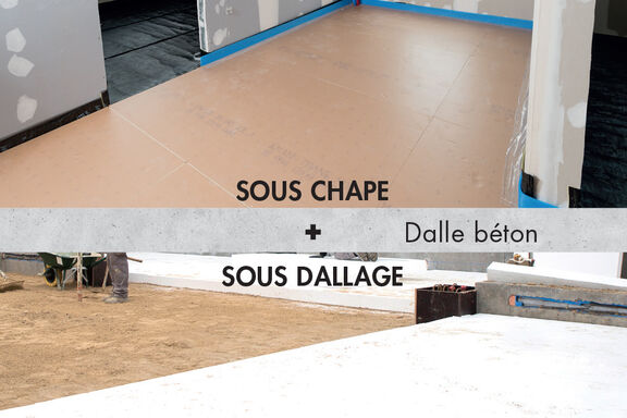 Solution duo pour l'isolation sous dallage